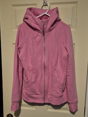 🍋 Lululemon Athletica Pink Full-Zip Hoodie Sweatshirt